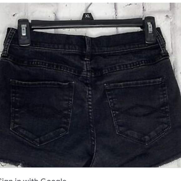 Abercrombie & Fitch Women’s Black Jean Shorts - Picture 2 of 11